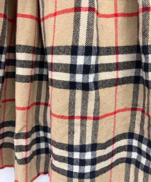 Burberry's（バーバリー）Burberry's (バーバリー) 80-90'sウールラップスカート ベージュ サイズ:12LONGの古着・服飾アイテム