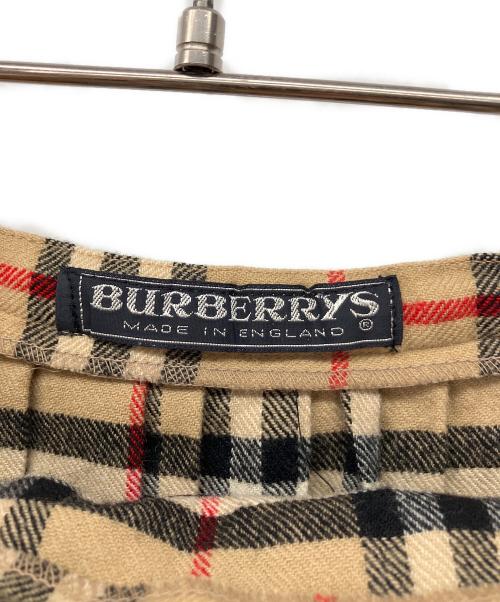 Burberry's（バーバリー）Burberry's (バーバリー) 80-90'sウールラップスカート ベージュ サイズ:12LONGの古着・服飾アイテム