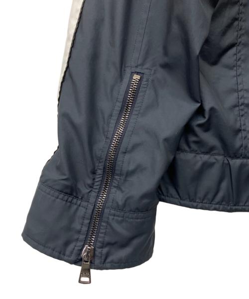 DOLCE & GABBANA（ドルチェ＆ガッバーナ）DOLCE & GABBANA (ドルチェ＆ガッバーナ) メタルプレートナイロンジャケット ネイビー サイズ:58の古着・服飾アイテム