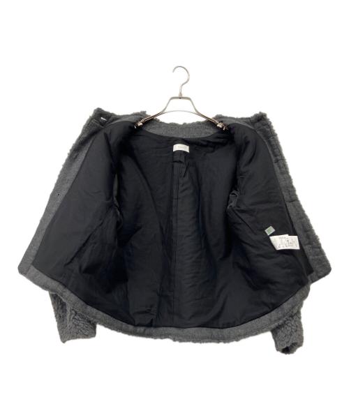 KAGURE（カグレ）kagure (カグレ) ウールボアジャケット グレー サイズ:FREEの古着・服飾アイテム