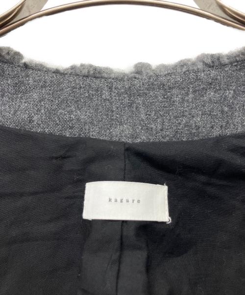 KAGURE（カグレ）kagure (カグレ) ウールボアジャケット グレー サイズ:FREEの古着・服飾アイテム