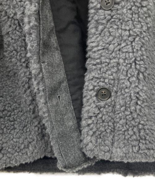 KAGURE（カグレ）kagure (カグレ) ウールボアジャケット グレー サイズ:FREEの古着・服飾アイテム