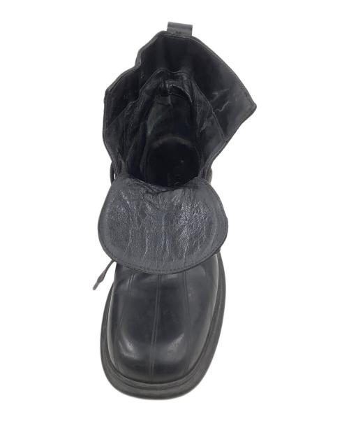 GUCCI（グッチ）GUCCI (グッチ) シェリーライン異素材ショートブーツ ブラック サイズ:35の古着・服飾アイテム