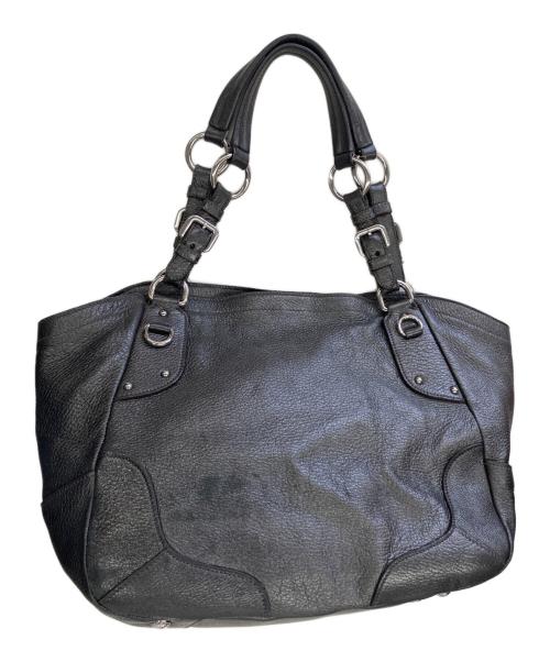 PRADA（プラダ）PRADA (プラダ) ショルダーバッグ シャイニーグレーの古着・服飾アイテム