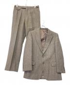 Burberry'sバーバリー）の古着「80-90'sツイード2Bスーツ」｜カーキ