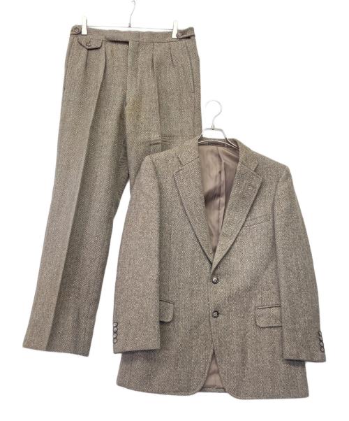 Burberry's（バーバリー）Burberry's (バーバリー) 80-90'sツイード2Bスーツ カーキ サイズ:A5の古着・服飾アイテム