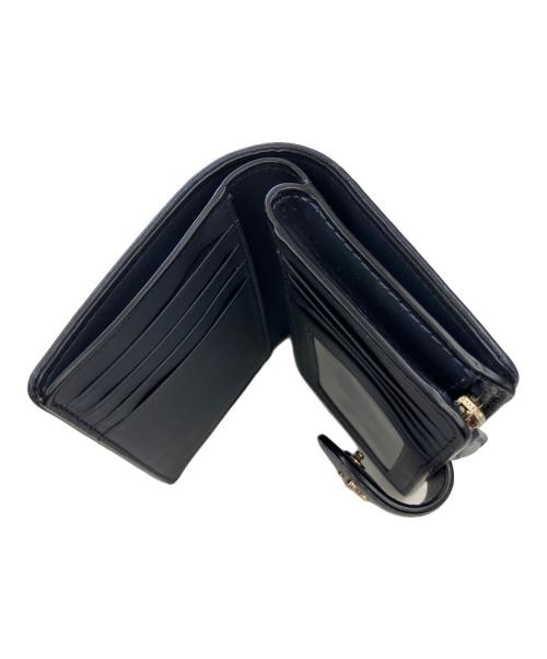 COACH（コーチ）COACH (コーチ) ミディアム コーナー ジップ ウォレット ネイビーの古着・服飾アイテム