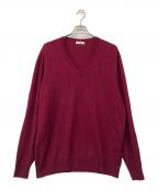 ETROエトロ）の古着「薄手ニット」｜ワインレッド