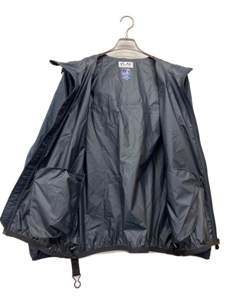 K-WAY（ケイウェイ）K-way (ケイウェイ) PLAY COMME des GARCONS (プレイコムデギャルソン) K-WAY FULL ZIP NAVY ネイビー サイズ:Lの古着・服飾アイテム