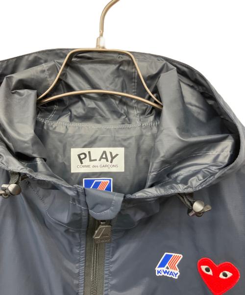 K-WAY（ケイウェイ）K-way (ケイウェイ) PLAY COMME des GARCONS (プレイコムデギャルソン) K-WAY FULL ZIP NAVY ネイビー サイズ:Lの古着・服飾アイテム