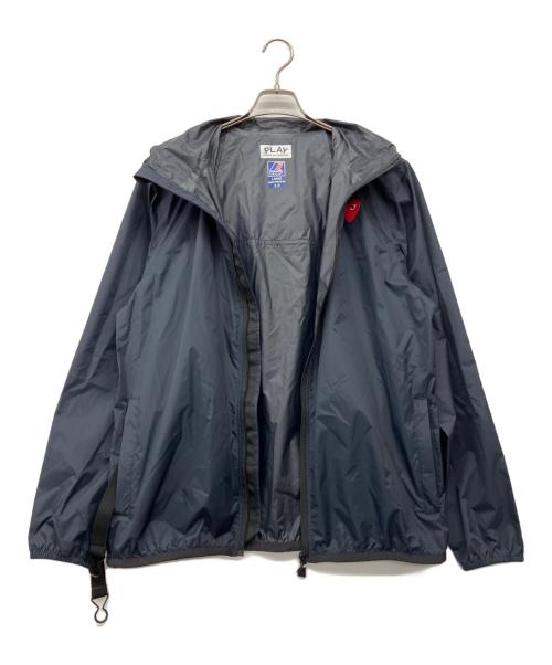 K-WAY（ケイウェイ）K-way (ケイウェイ) PLAY COMME des GARCONS (プレイコムデギャルソン) K-WAY FULL ZIP NAVY ネイビー サイズ:Lの古着・服飾アイテム