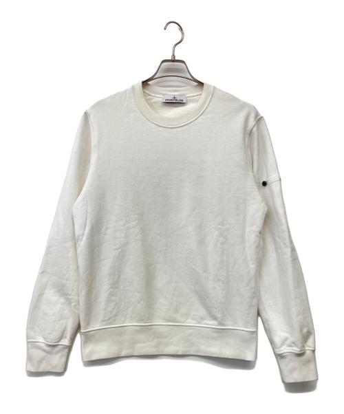 STONE ISLAND（ストーンアイランド）STONE ISLAND (ストーンアイランド) スウェット ホワイト サイズ:Mの古着・服飾アイテム
