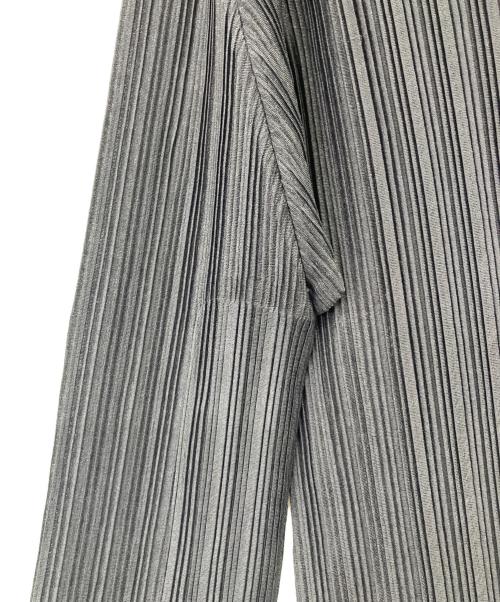 PLEATS PLEASE（プリーツプリーズ）PLEATS PLEASE (プリーツプリーズ) プリーツカットソー グレー サイズ:03の古着・服飾アイテム