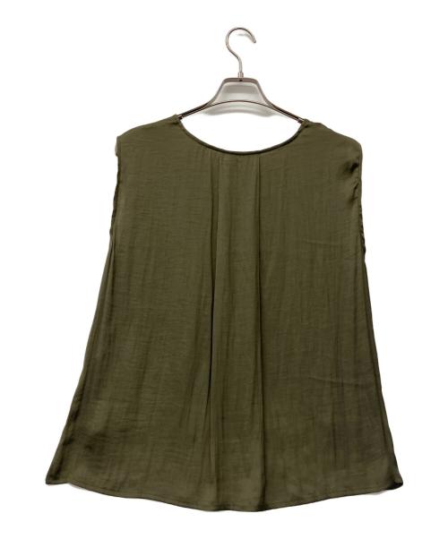 UNGRID（アングリッド）Ungrid (アングリッド) ノースリーブブラウス グリーン サイズ:FREE 未使用品の古着・服飾アイテム