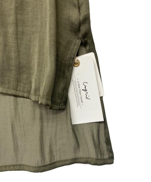 UNGRID（アングリッド）Ungrid (アングリッド) ノースリーブブラウス グリーン サイズ:FREE 未使用品の古着・服飾アイテム