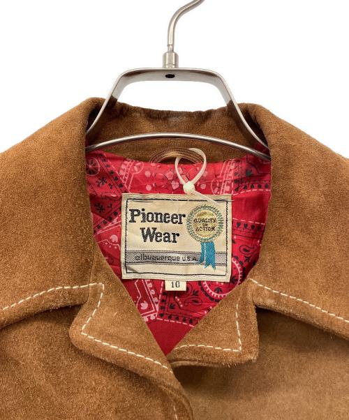 PIONEER WEAR（パイオニアウェア）Pioneer Wear (パイオニアウェア) レザージャケット ブラウン サイズ:10の古着・服飾アイテム