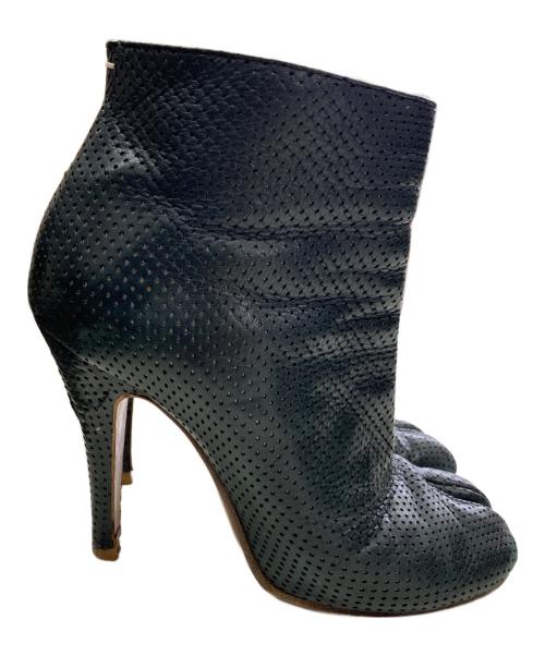 Maison Margiela（メゾンマルジェラ）Maison Margiela (メゾンマルジェラ) パンチングヒールブーティ ブラック サイズ:37の古着・服飾アイテム