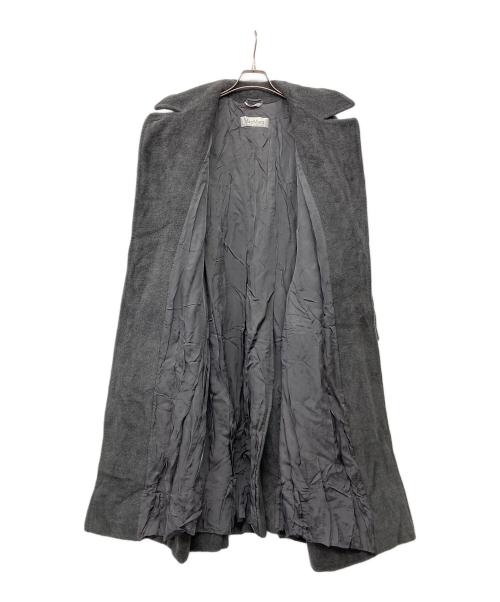 MaxMara（マックスマーラ）MaxMara (マックスマーラ) 90's MANTELLO カシミヤ混ベルテッドコート グレー サイズ:8の古着・服飾アイテム