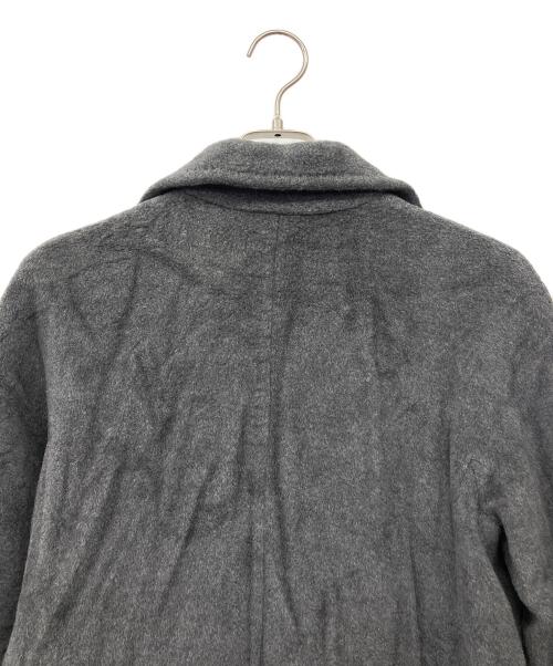 MaxMara（マックスマーラ）MaxMara (マックスマーラ) 90's MANTELLO カシミヤ混ベルテッドコート グレー サイズ:8の古着・服飾アイテム