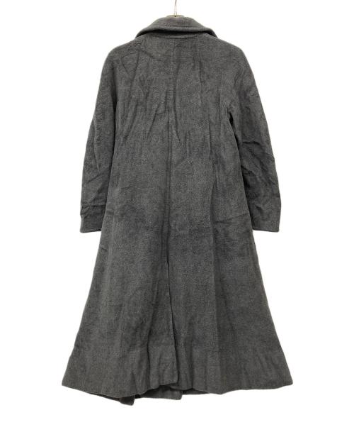 MaxMara（マックスマーラ）MaxMara (マックスマーラ) 90's MANTELLO カシミヤ混ベルテッドコート グレー サイズ:8の古着・服飾アイテム