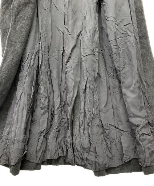 MaxMara（マックスマーラ）MaxMara (マックスマーラ) 90's MANTELLO カシミヤ混ベルテッドコート グレー サイズ:8の古着・服飾アイテム