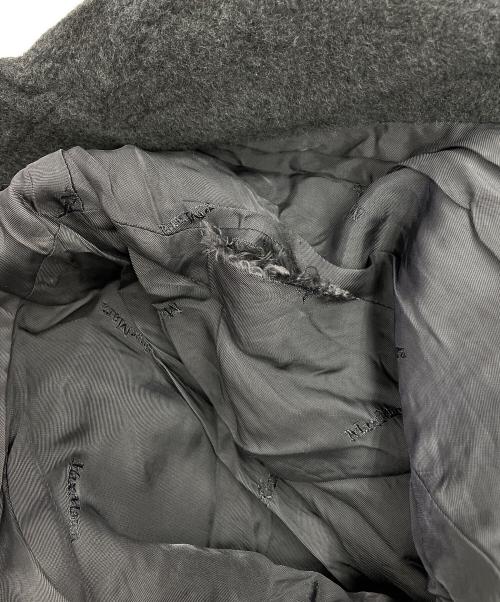 MaxMara（マックスマーラ）MaxMara (マックスマーラ) 90's MANTELLO カシミヤ混ベルテッドコート グレー サイズ:8の古着・服飾アイテム