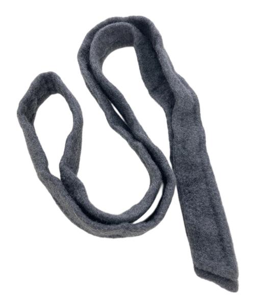 MaxMara（マックスマーラ）MaxMara (マックスマーラ) 90's MANTELLO カシミヤ混ベルテッドコート グレー サイズ:8の古着・服飾アイテム