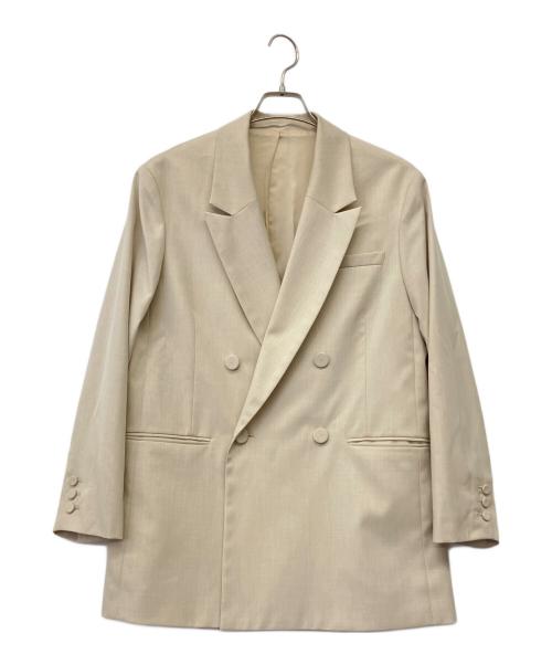 Adam et Rope（アダム エ ロペ）Adam et Rope (アダム エ ロペ) ダブルブレストジャケット ベージュ サイズ:36の古着・服飾アイテム