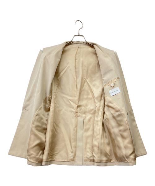 Adam et Rope（アダム エ ロペ）Adam et Rope (アダム エ ロペ) ダブルブレストジャケット ベージュ サイズ:36の古着・服飾アイテム
