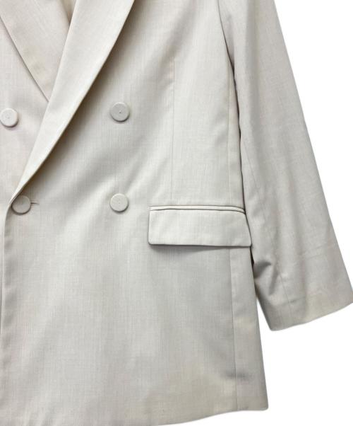 Adam et Rope（アダム エ ロペ）Adam et Rope (アダム エ ロペ) ダブルブレストジャケット ベージュ サイズ:36の古着・服飾アイテム