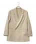 Adam et Rope（アダム エ ロペ）の古着「ダブルブレストジャケット」｜ベージュ