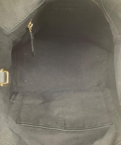 BURBERRY（バーバリー）BURBERRY (バーバリー) トートバッグ ブラック×ベージュの古着・服飾アイテム
