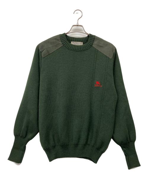 Burberry's（バーバリー）Burberry's (バーバリー) 厚手ニット グリーン サイズ:Lの古着・服飾アイテム