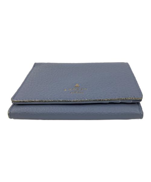 LANVIN en Bleu（ランバンオンブルー）LANVIN en Bleu (ランバンオンブルー) 2つ折り財布 ブルーの古着・服飾アイテム