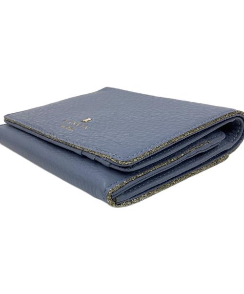 LANVIN en Bleu（ランバンオンブルー）LANVIN en Bleu (ランバンオンブルー) 2つ折り財布 ブルーの古着・服飾アイテム