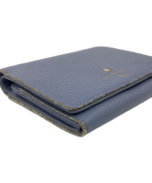LANVIN en Bleu（ランバンオンブルー）LANVIN en Bleu (ランバンオンブルー) 2つ折り財布 ブルーの古着・服飾アイテム