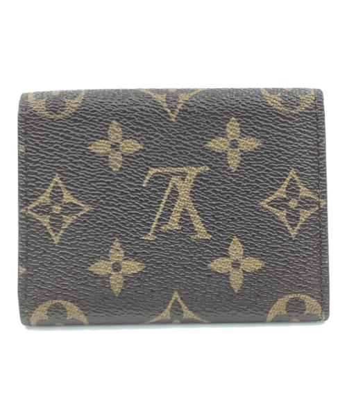 LOUIS VUITTON（ルイ ヴィトン）LOUIS VUITTON (ルイ ヴィトン) アンヴェロップ・カルト・ドゥ・ヴィジット ブラウンの古着・服飾アイテム