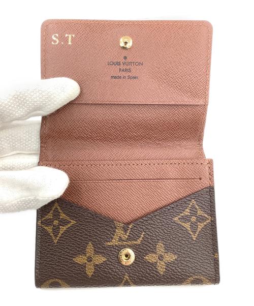 LOUIS VUITTON（ルイ ヴィトン）LOUIS VUITTON (ルイ ヴィトン) アンヴェロップ・カルト・ドゥ・ヴィジット ブラウンの古着・服飾アイテム