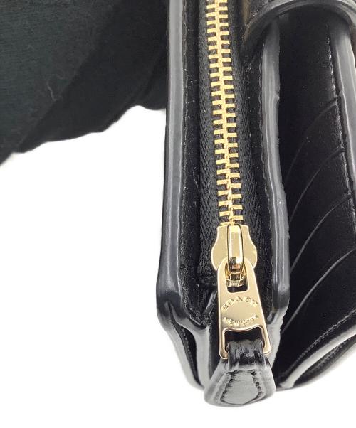 COACH（コーチ）COACH (コーチ) 2つ折り財布 ベージュ×ブラックの古着・服飾アイテム