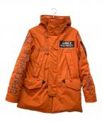 AVIREXアヴィレックス）の古着「N-3B フライトジャケット」｜オレンジ