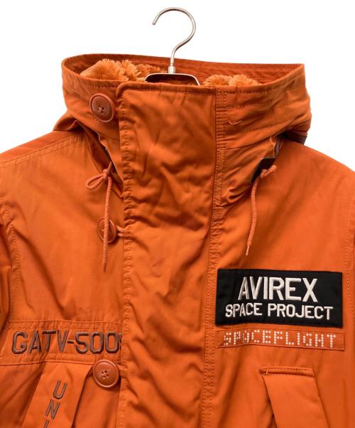 AVIREX（アヴィレックス）AVIREX (アヴィレックス) N-3B フライトジャケット オレンジ サイズ:Mの古着・服飾アイテム