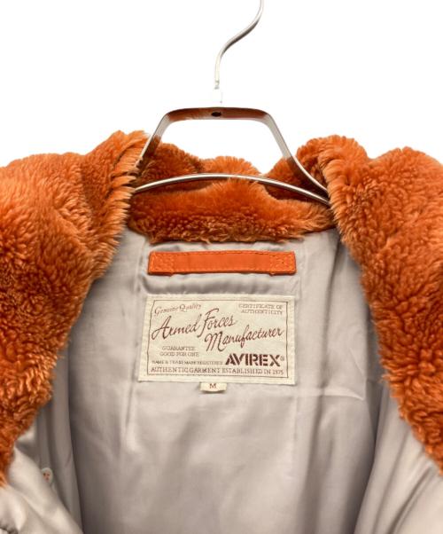 AVIREX（アヴィレックス）AVIREX (アヴィレックス) N-3B フライトジャケット オレンジ サイズ:Mの古着・服飾アイテム
