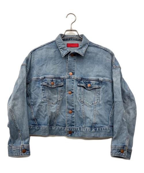 RED CARD（レッドカード）RED CARD (レッドカード) 別注ショートデニムジャケット インディゴ サイズ:FREEの古着・服飾アイテム