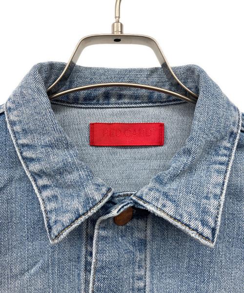 RED CARD（レッドカード）RED CARD (レッドカード) 別注ショートデニムジャケット インディゴ サイズ:FREEの古着・服飾アイテム