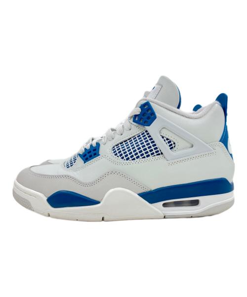 NIKE（ナイキ）NIKE (ナイキ) AIR JORDAN 4 RETRO ホワイト×ブルー サイズ:25.5cmの古着・服飾アイテム