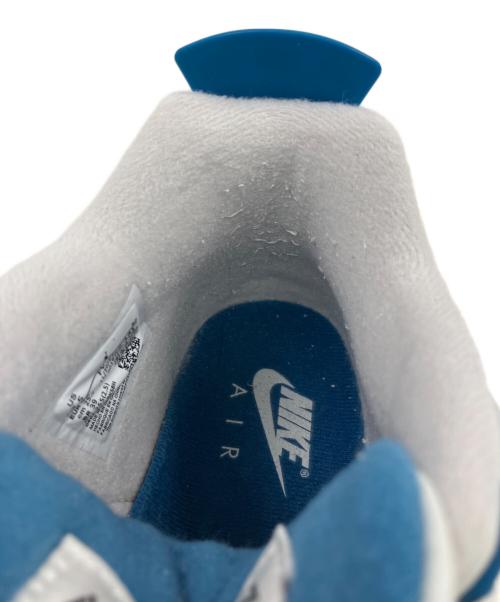 NIKE（ナイキ）NIKE (ナイキ) AIR JORDAN 4 RETRO ホワイト×ブルー サイズ:25.5cmの古着・服飾アイテム