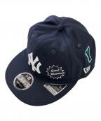 New Era×SAINT MICHAEL×MLB YANKEESニューエラ×セントマイケル×）の古着「SNAPBACK ロゴキャップ」｜ネイビー