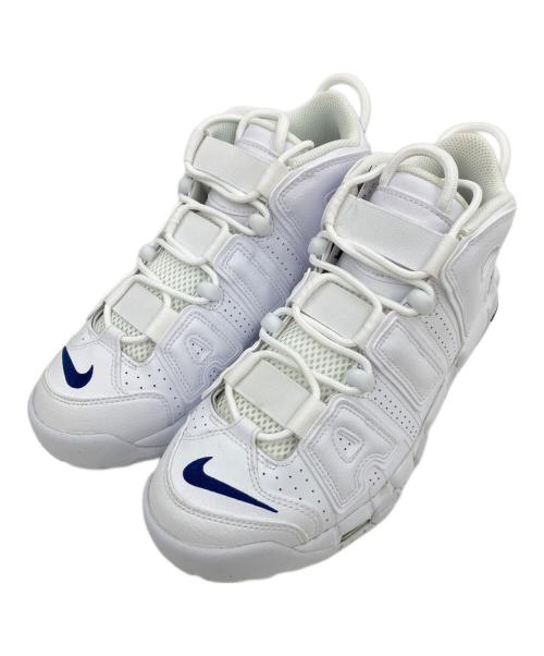 NIKE（ナイキ）NIKE (ナイキ) AIR MORE UPTEMPO 96 WHITE/MIDNIGHT NAVY- サイズ:25.5cm 未使用品の古着・服飾アイテム