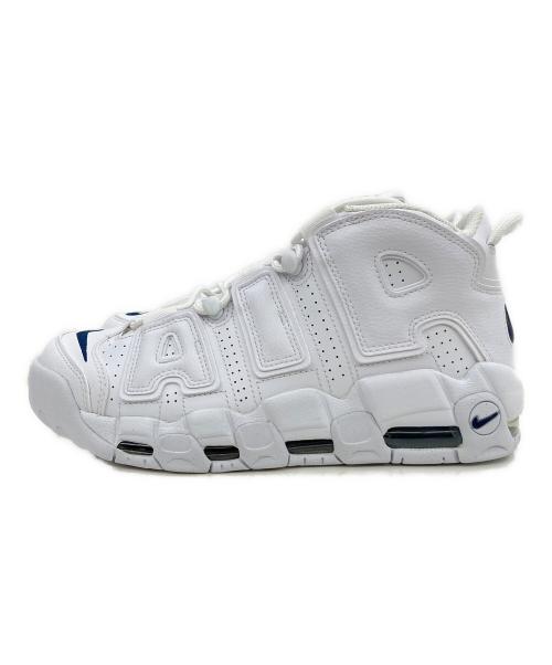 NIKE（ナイキ）NIKE (ナイキ) AIR MORE UPTEMPO 96 WHITE/MIDNIGHT NAVY- サイズ:25.5cm 未使用品の古着・服飾アイテム