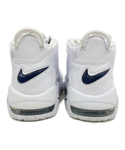 NIKE（ナイキ）NIKE (ナイキ) AIR MORE UPTEMPO 96 WHITE/MIDNIGHT NAVY- サイズ:25.5cm 未使用品の古着・服飾アイテム